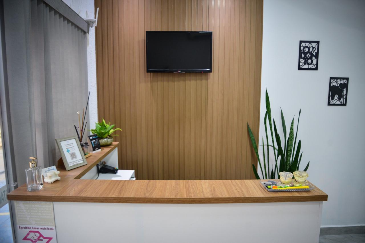 Recepção da clínica